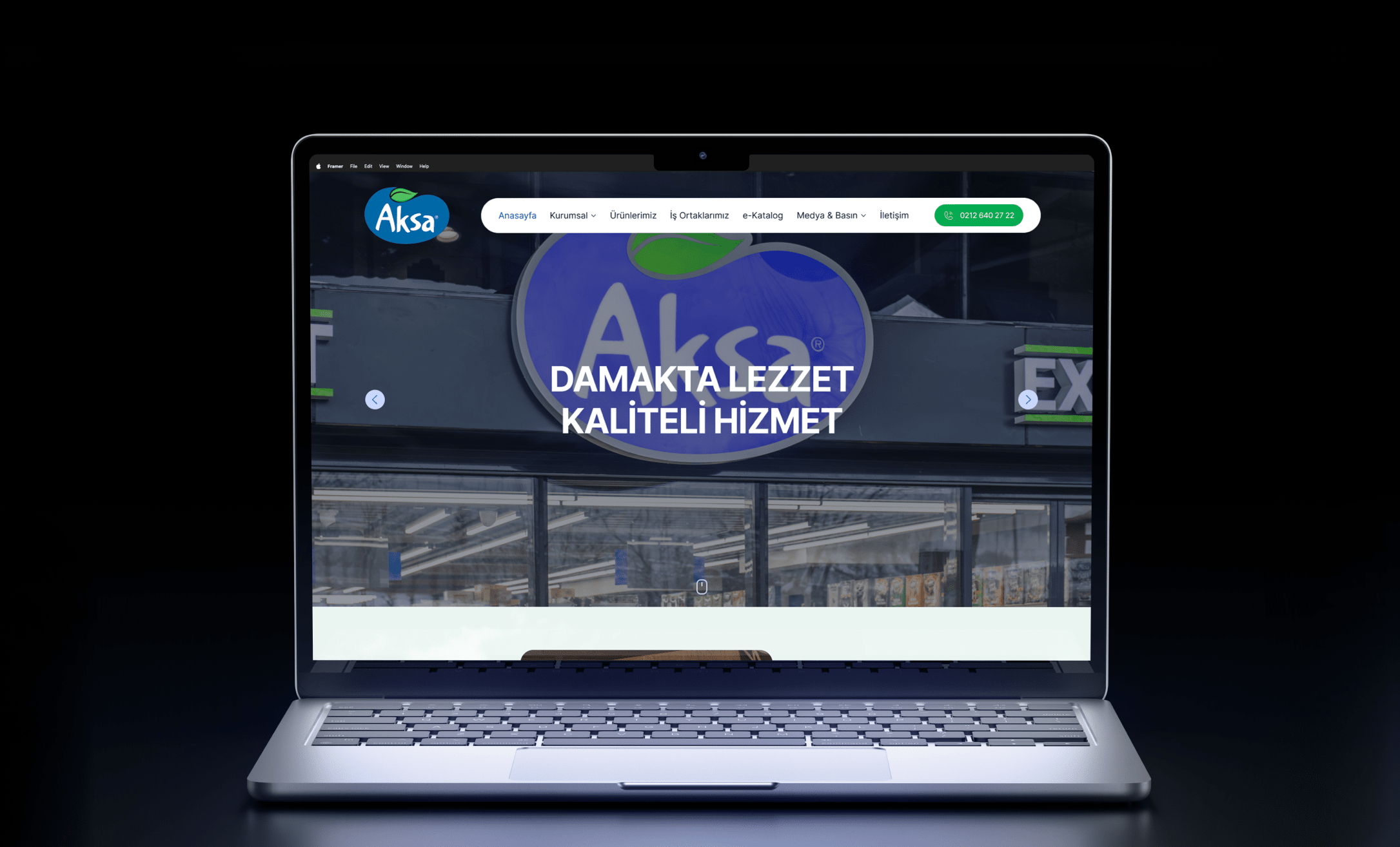 Aksa Gıda’nın Yeni Web Sitesi Yayında!
